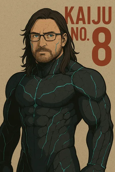 Patryk as a Kaiju No.8 character